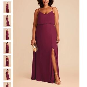 Birdy Grey Bridesmaids dress in burgundy. Size 3x. Worn once.